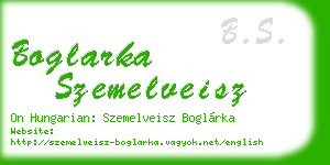 boglarka szemelveisz business card